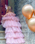 A Princess with her pink trane Dresses Little Palace Store